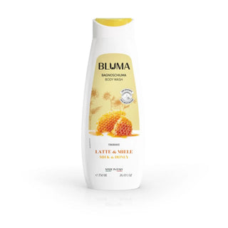 Gel de dus cu parfum de lapte & miere, BLUMA LATTE & MIELE, 750 ml Tuju -