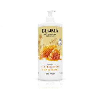 Gel de dus cu parfum de lapte & miere, BLUMA LATTE & MIELE, 1 l Tuju -