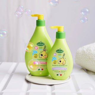 2 in 1 gel de dus & sampon delicat, ideal pentru pielea sensibila a bebelusilor, 0+ luni, Cipollino Baby Care, 250 ml