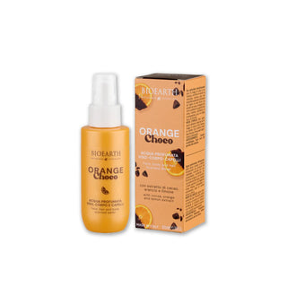Apa parfumata pentru fata, corp si par, cu extract de cacao, portocala & lamaie, Orange Choco, BIOEARTH, 100 ml