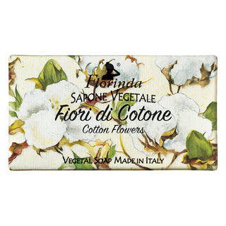 Sapun vegetal Florinda cu parfum de Flori de Bumbac, La Dispensa, 100 g