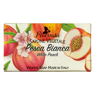 Sapun vegetal Florinda cu parfum de Piersici Albe, La Dispensa, 100g