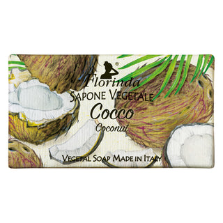 Sapun vegetal Florinda cu parfum de Cocos, La Dispensa, 100 g