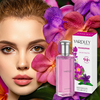 Apa de toaleta cu note florale, Frangipani, Yardley, 125 ml Tuju -