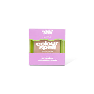 Pudra presata pentru fata, finish mat, Poreless Base Matte, nuanta Vanilla, Colour Spell by Profusion, 4.8 g