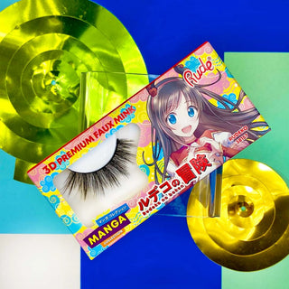 Gene false premium, efect 3D, model Rudeko, Chibi Manga Faux Mink, Rude Cosmetics, 1 articol