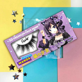 Gene false premium, efect 3D, model Neko-Chan, Chibi Manga Faux Mink, Rude Cosmetics, 1 articol