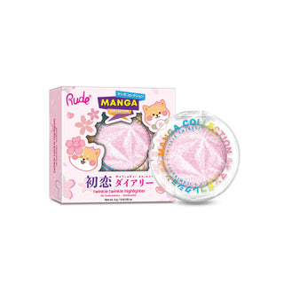 Iluminator Twinkle Twinkle Manga Collection, nuanta Sawa-Chan's Heart, Rude Cosmetics, 4 g