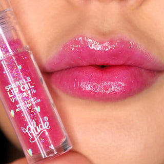 Ulei de buze cu sclipici, pH-reactiv, care isi schimba culoarea, cu aroma de caspune, Manga Collection, Rude Cosmetics, 4 ml