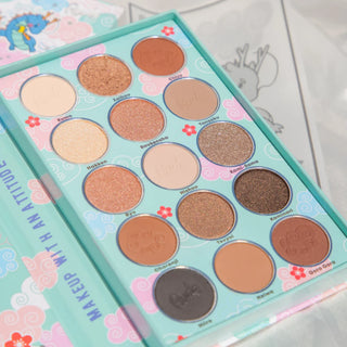 Paleta de farduri pentru pleoape Rudeko’s Adventure Stories, Chibi Manga Collection, Rude Cosmetics, 15 nuante