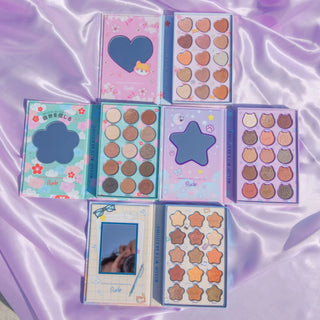 Paleta de farduri pentru pleoape Rudeko’s Adventure Stories, Chibi Manga Collection, Rude Cosmetics, 15 nuante