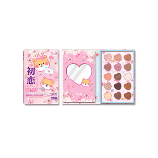 Paleta de farduri pentru pleoape First Love Diary Secrets, Chibi Manga Collection, Rude Cosmetics, 15 nuante