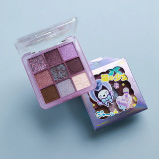 Paleta de farduri pentru pleoape Dreamy Sky, Chibi Manga Collection, Rude Cosmetics, 9 nuante