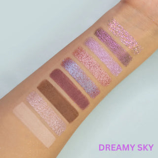 Paleta de farduri pentru pleoape Dreamy Sky, Chibi Manga Collection, Rude Cosmetics, 9 nuante