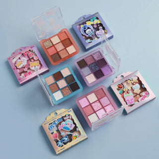 Paleta de farduri pentru pleoape Treasure Hunt, Chibi Manga Collection, Rude Cosmetics, 9 nuante