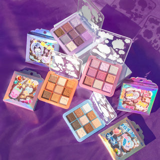 Paleta de farduri pentru pleoape Treasure Hunt, Chibi Manga Collection, Rude Cosmetics, 9 nuante