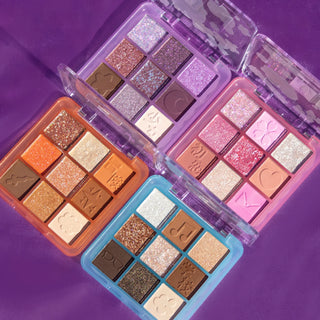 Paleta de farduri pentru pleoape Treasure Hunt, Chibi Manga Collection, Rude Cosmetics, 9 nuante