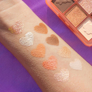 Paleta de farduri pentru pleoape Treasure Hunt, Chibi Manga Collection, Rude Cosmetics, 9 nuante