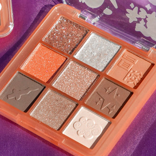 Paleta de farduri pentru pleoape Treasure Hunt, Chibi Manga Collection, Rude Cosmetics, 9 nuante