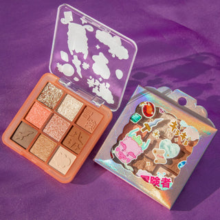 Paleta de farduri pentru pleoape Treasure Hunt, Chibi Manga Collection, Rude Cosmetics, 9 nuante