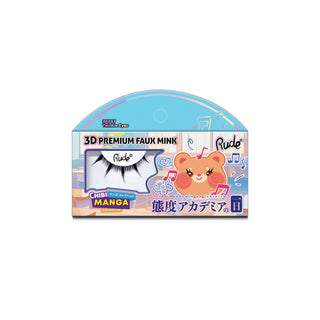 Gene false premium, efect 3D, model Twinkle Eyes, Chibi Manga Faux Mink, Rude Cosmetics, 1 articol