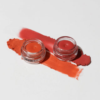 Set duo 2 in 1 Blush & balsam de buze tip mousse Chibi Mousse, nuanta Tada! & Fuzzy, Chibi Manga Collection, Rude Cosmetics, 4 g