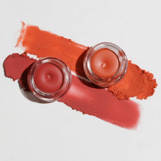 Set duo 2 in 1 Blush & balsam de buze tip mousse Chibi Mousse, nuanta Tada! & Fuzzy, Chibi Manga Collection, Rude Cosmetics, 4 g