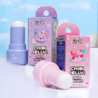 Iluminator cu efect racoritor Chibi Jelly!, nuanta Suki, Chibi Manga Collection, Rude Cosmetics, 8.5 g