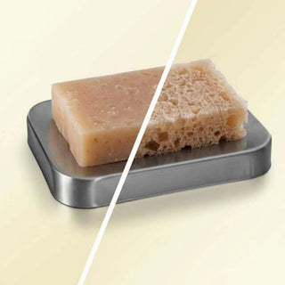 2 in 1 Burete de baie si sapun incorporat, cu fulgi de ovaz, efect calmant & exfoliant, Esponjabon, 120 gr