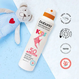 Spray cu protectie solara pentru copii, SPF 50, Babaria Kids, 200 ml