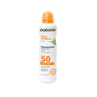 Spray cu protectie solara pentru pielea sensibila, cu aloe vera, SPF 50, Babaria 200 ml