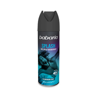 Deodorant spray fara aluminiu pentru barbati, protectie 48h+, Splash, Babaria Men, 200 ml