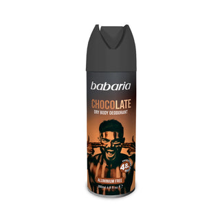 Deodorant spray fara aluminiu pentru barbati, protectie 48h+, Chocolate, Babaria Men, 200 ml