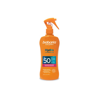 Lotiune protectie solara ridicata, tip spray, SPF 50+, UVA & UVB, Hydra Fotoprotector, Babaria Sun Lovers, 200 ml