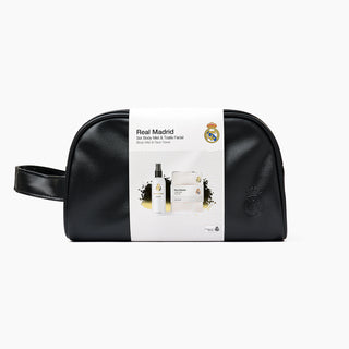 Set cadou pentru barbati, spray pentru corp si prosop pentru fata in borseta rezistenta la apa, 2 articole