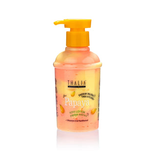 Lotiune de corp cu extract de papaya + vitamina E & pantenol, Papaya Delight Take a Flight, Thalia, 250 ml