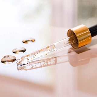 Super Serum 24K Gold & Peptide, cu Fulgi de Aur + Matrixyl 2%, pentru Conturul Ochilor si Riduri de Expresie, Bio Balance, 30 ml