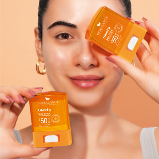 Glow Up, stick protectie solara SPF 50+ UVA & UVB, PA++++ Blue Light, BioBalance, 19 g