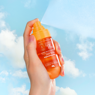 Sun Protection, ser spray facial cu protectie inalta SPF30, UVA, UVB, PA++++ Blue Light, BioBalance, 80 ml