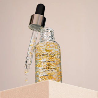 Set duo Firm & Flawless - primer, fond de ten, concealer Magic Touch, 30 ml & Super Serum 24K Gold & Peptide, 30 ml, BioBalance, 2 articole