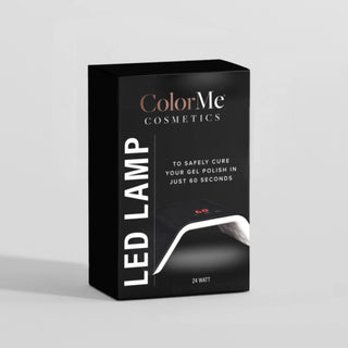 Lampa LED pentru uscarea ojei semipermanente in 60 de secunde, ColorMe Cosmetics, 1 articol
