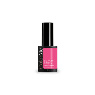Oja semipermanenta translucida, vegana & fara HEMA, nuanta Beach Party, ColorMe Cosmetics, 10 ml