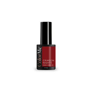 Oja semipermanenta vegana & fara HEMA, nuanta Crimson Nights, ColorMe Cosmetics, 10 ml