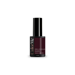 Oja semipermanenta vegana & fara HEMA, nuanta Delicious Dark, ColorMe Cosmetics, 10 ml