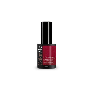 Oja semipermanenta translucida, vegana & fara HEMA, nuanta Sparkling Sangria, ColorMe Cosmetics, 10 ml