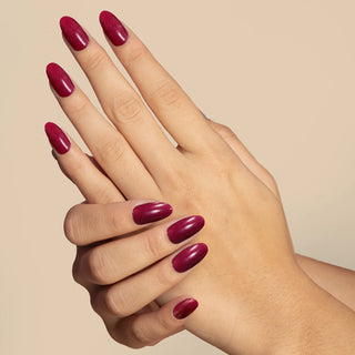Oja semipermanenta translucida, vegana & fara HEMA, nuanta Sparkling Sangria, ColorMe Cosmetics, 10 ml
