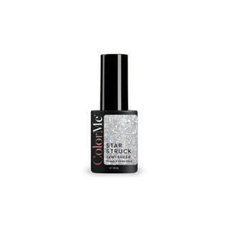 Oja semipermanenta translucida, cu sclipici, vegana & fara HEMA, nuanta Starstruck, ColorMe Cosmetics, 10 ml