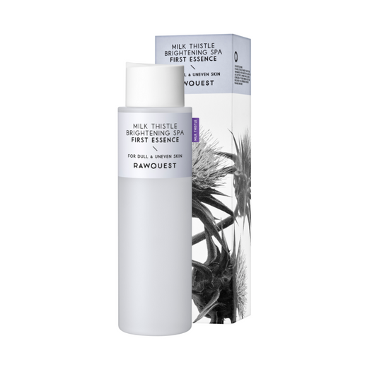 Esenta cu armurariu pentru luminozitatea tenului tern, cu ton neuniform, Brightening SPA First Essence, Rawquest, 200 ml