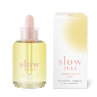 Ser illuminator cu niacinamide + apa de catina, brightening tone serum, Slowpure, 50 ml