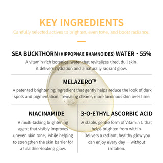 Ser illuminator cu niacinamide + apa de catina, brightening tone serum, Slowpure, 50 ml